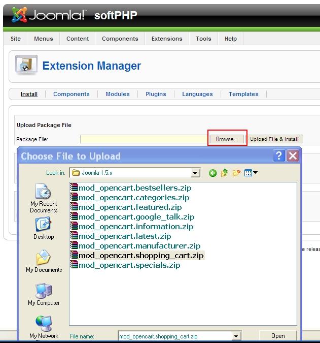Browse mod_opencart.shopping_cart